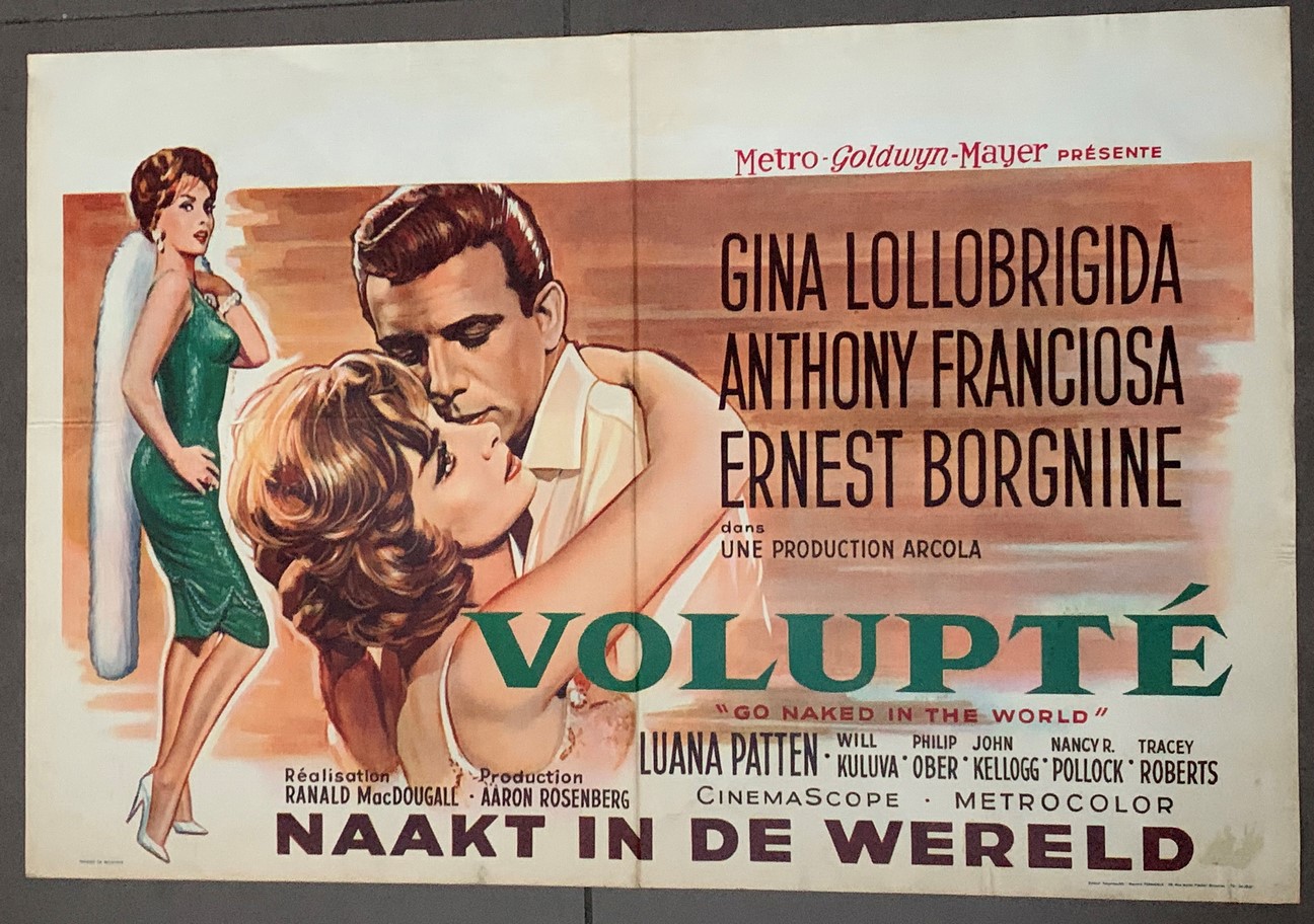 GO NAKED IN THE WORLD - Belgian Movie Poster Store