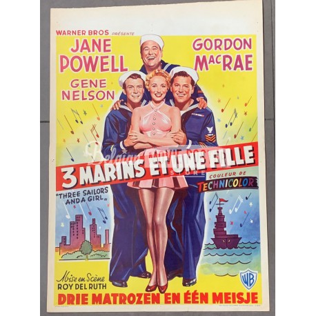 THREE SAILORS AND A GIRL