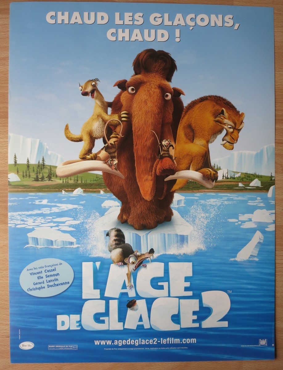 ICE AGE 2 : THE MELTDOWN - Belgian Movie Poster Store