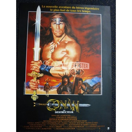 Conan The Barbarian / Destroyer Movie Quote Die-Cut Vinyl Sticker – Sword Shape, Multicolor