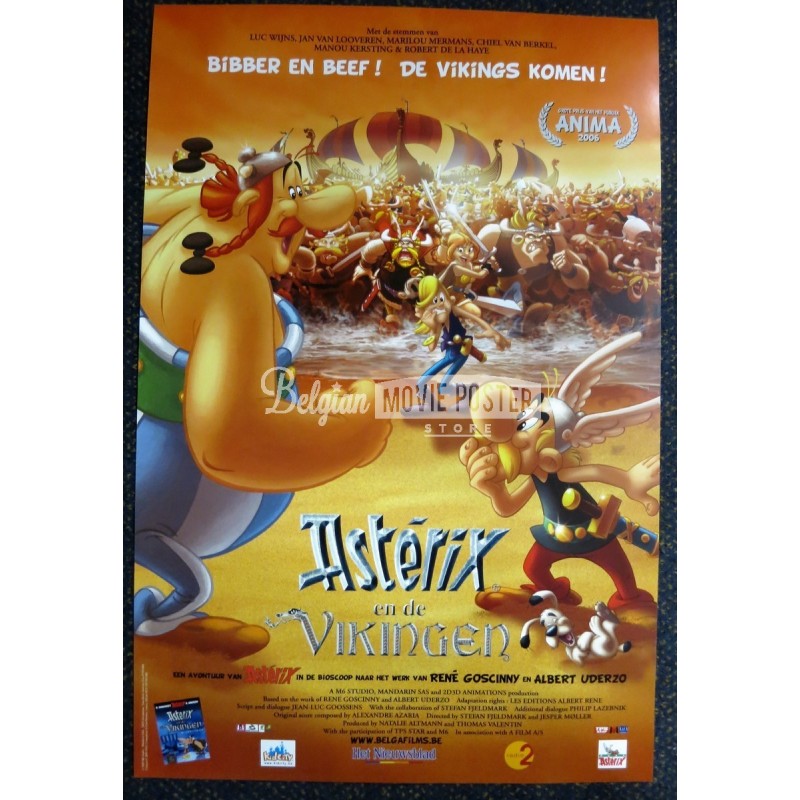 ASTERIX ET LES VIKINGS - Belgian Movie Poster Store