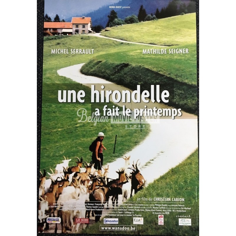 Une Hirondelle A Fait Le Printemps UNE HIRONDELLE A FAIT LE PRINTEMPS - Belgian Movie Poster Store