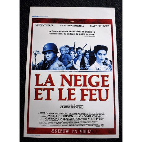 NEIGE ET LE FEU