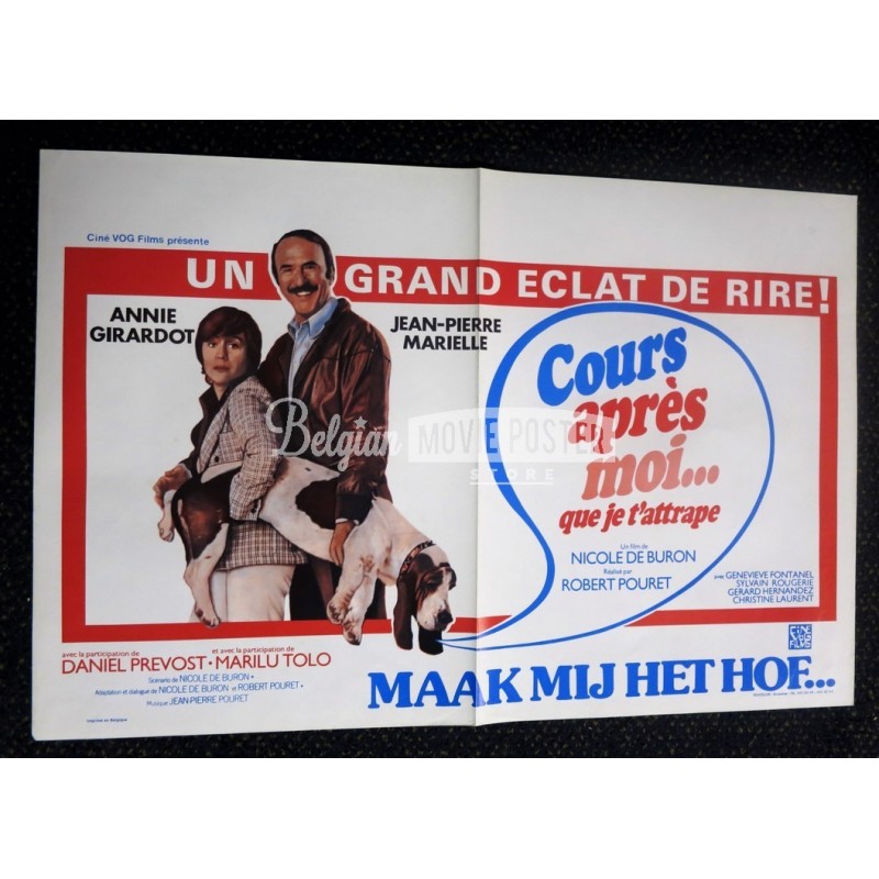 Cour Apres Moi Que Je T Attrape COURS APRES MOI QUE JE T'ATTRAPE - Belgian Movie Poster Store