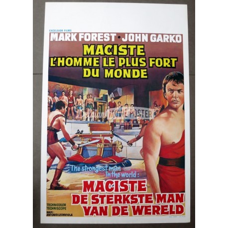 MACISTE, THE STRONGEST MAN IN THE WORLD