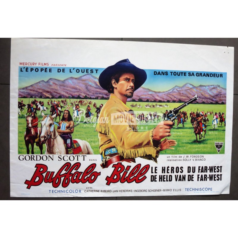 BUFFALO BILL HERO OF THE WEST - Belgian Movie Poster Store